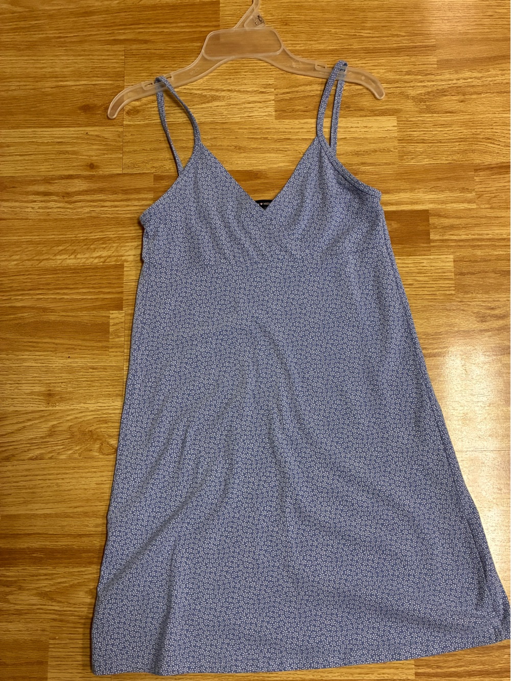 Brandy Melville Amara Blue Ditsy Floral Mini Dress Y2K 90s